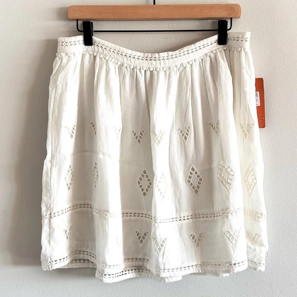 Scotch & Soda Beach Holiday Eyelet Skirt | Size 6 | NWT